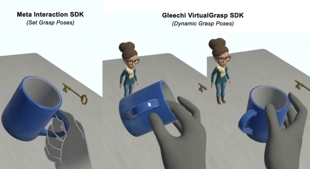 Gleechi VirtualGrasp SDK 为 VR 开发者提供动态手部交互