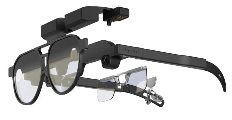 DigiLens 发布光波导AR眼镜 Design v1