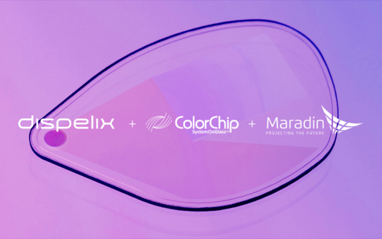 Dispelix、ColorChip 和 Maradin 合作推进用于 AR 眼镜的基于 MEMS 的激光束扫描解决方案