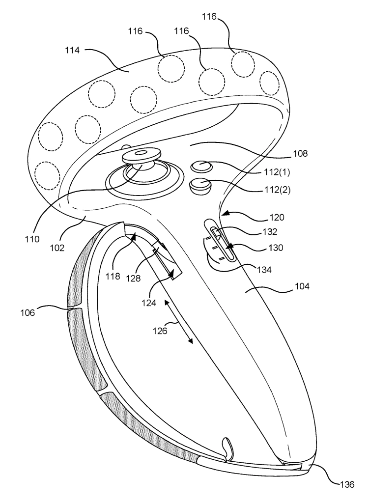 Valve申请了新的VR控制器专利，带有 Quest 式跟踪环