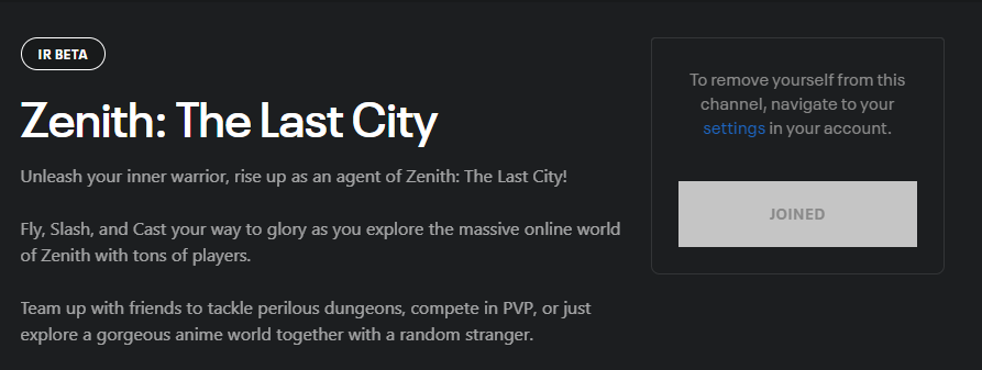 MMO Zenith: The Last City 免费版来了，动动手添加到游戏库