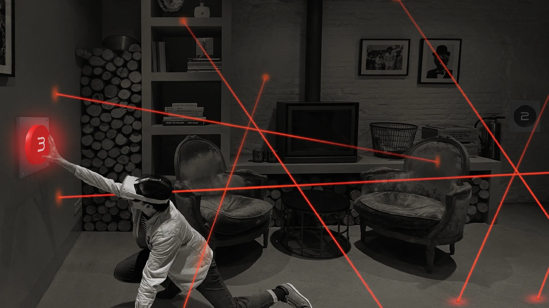 《Laser Dance》：房间规模混合现实的最佳游戏