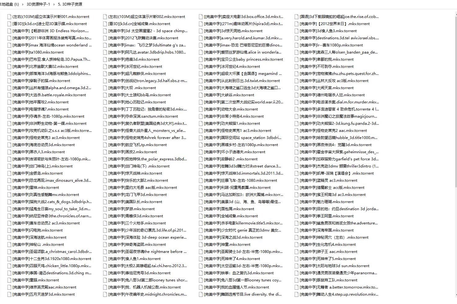 300部3D左右格式的3D电影BT种子下载 Quest和pico等VR设备都可以下载看