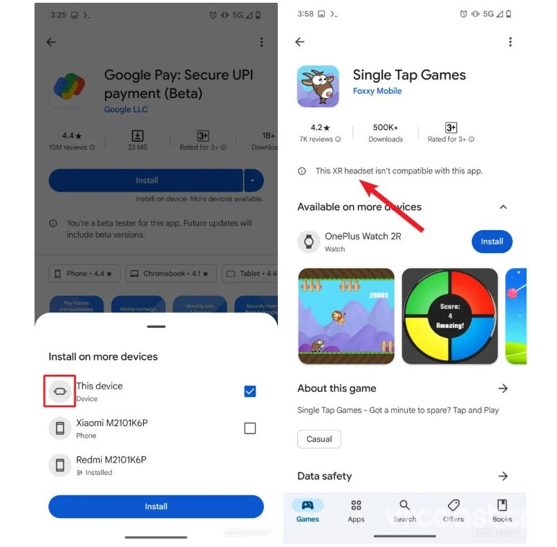 Google Play 添加XR设备选项，三星谷歌XR头显快发布了？